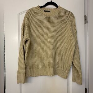 PrettyLittleThing Light Tan Knit Sweater